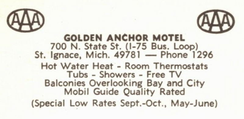Golden Anchor Motel (Budget Host Inn) - Vintage Postcard (newer photo)